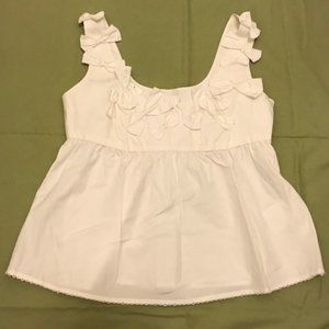 NWT Gap x Rodarte White Bow Top